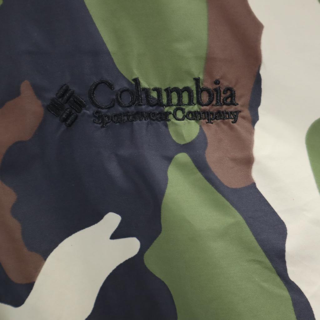 Columbia PU1702 Camouflage Pattern Peebles Poncho Poncho Men's Used