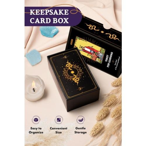 Wyspell Learning Tarot - Meaningful Tarot Cards - Meaningful Beginner Tarot Deck - Beginner Cards with Guidebook