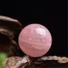 Delicate 4cm Rose Quartzs Crystal Sphere Small Crystal Ball for Bedroom Office Desktop Decors To Promote Tranquilities