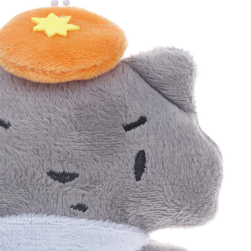 Soft Keychain Cartoon Wolf Sheep Pendant Keychain Squeak Toy Plush Stuffed Key Chains Bag Decorations Couple Friends Kids Gift