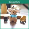 Kangaroo Plush Keychain Backpack Charm Ultrasoft Pp Cotton Stuffed Animal Gift For Kids Collectors