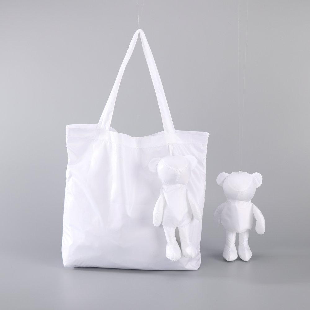 

Нейлоновая хозяйственная сумка Медведь Хлопковая сумка-тоут Многоразовая