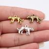 Tiger Lion Wolf Wild Animals Charm Antique Bronze Zinc Alloy Jewelry Making Supplies Necklace Making Style