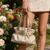 Sweet Cool Green Underarm Bag Y2k Hot Girls Pu Leather  Large Capacity Shoulder Tote Bag Women Fairycore Aesthetic Handbag Chic