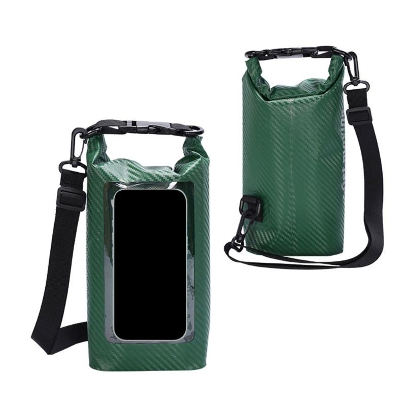 Splashes Proof Dry Bag With Transparents Window Durability Waterproofed Pouches for Fishing Snorkeling Trip