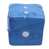 Plüschwürfelspielzeug, bequemes gefülltes Würfelspielzeugkissen für die Dekoration des Sofas zu Hause, OrnamentBlue