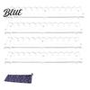 Mahjong Accessory 1/4Pcs Rack with Magnetic Pusher & Storage Bag Scalloped Acrylic Mah Table Organizer Jongg Tile Holder Bar Gift for American