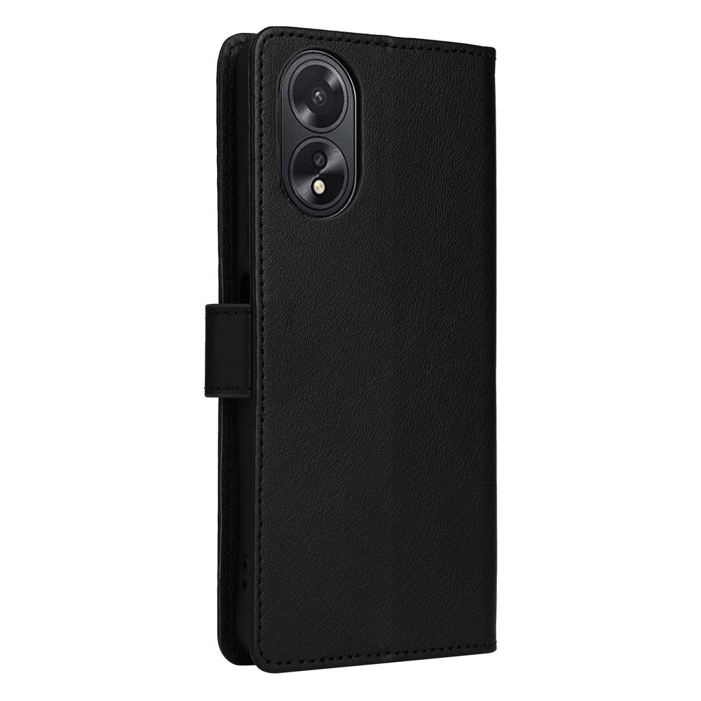 For Oppo A18 4G Mobile Phone Case   PU Leather Stand Flip Phone Cover