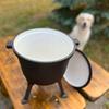 Enameled Cast Iron Pot with Lid 8L