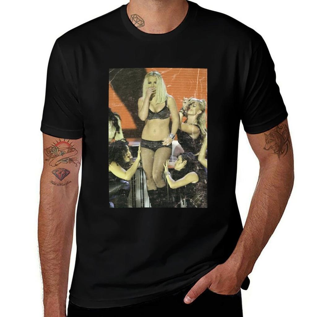 Britney Vintage Art Tshirt Work Wear Simple Tee Shirt