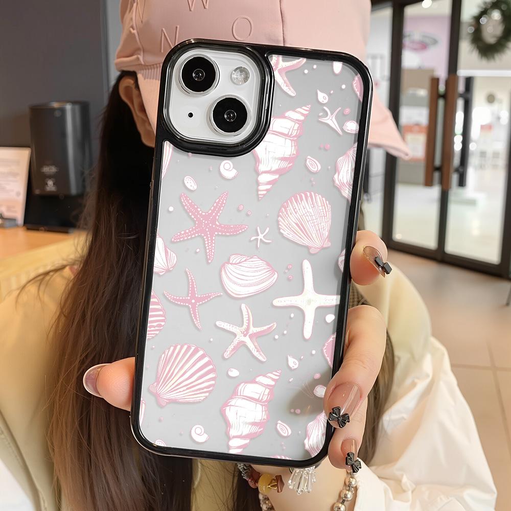 Acrylic Phone Case for iPhone 11 12 13 14 Pro 12 14 16 Pro Max for Samsung A16 A36 A56 S24 FE High-quality Painted Anti-fall Mobile Phone Case