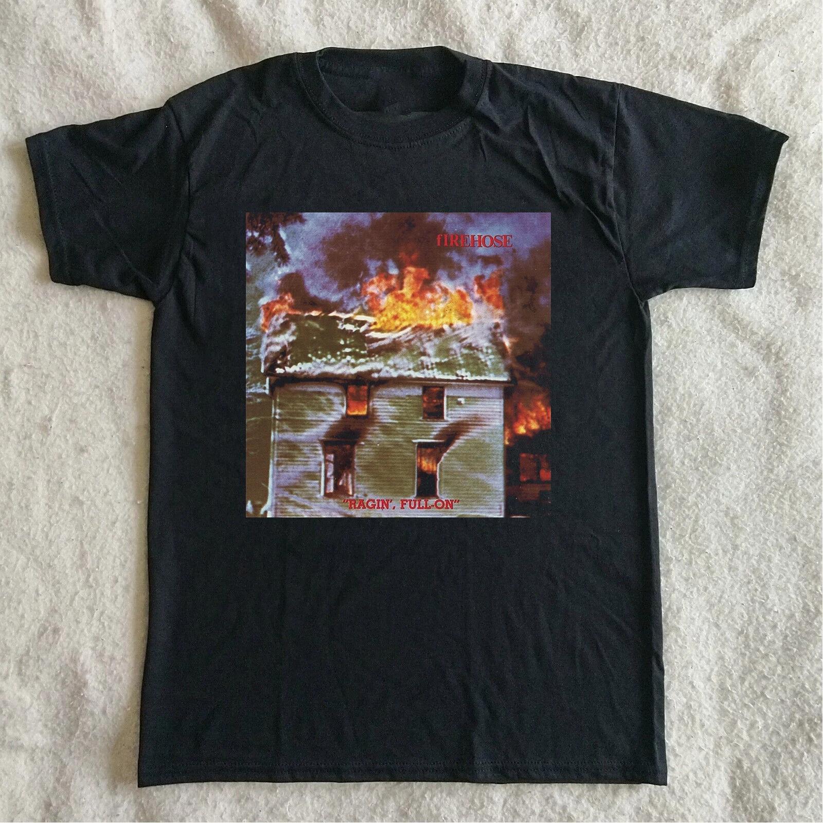 Firehose Band Brave Captain Black T Shirt Harajuku Shirts Graphic T Shirts XL