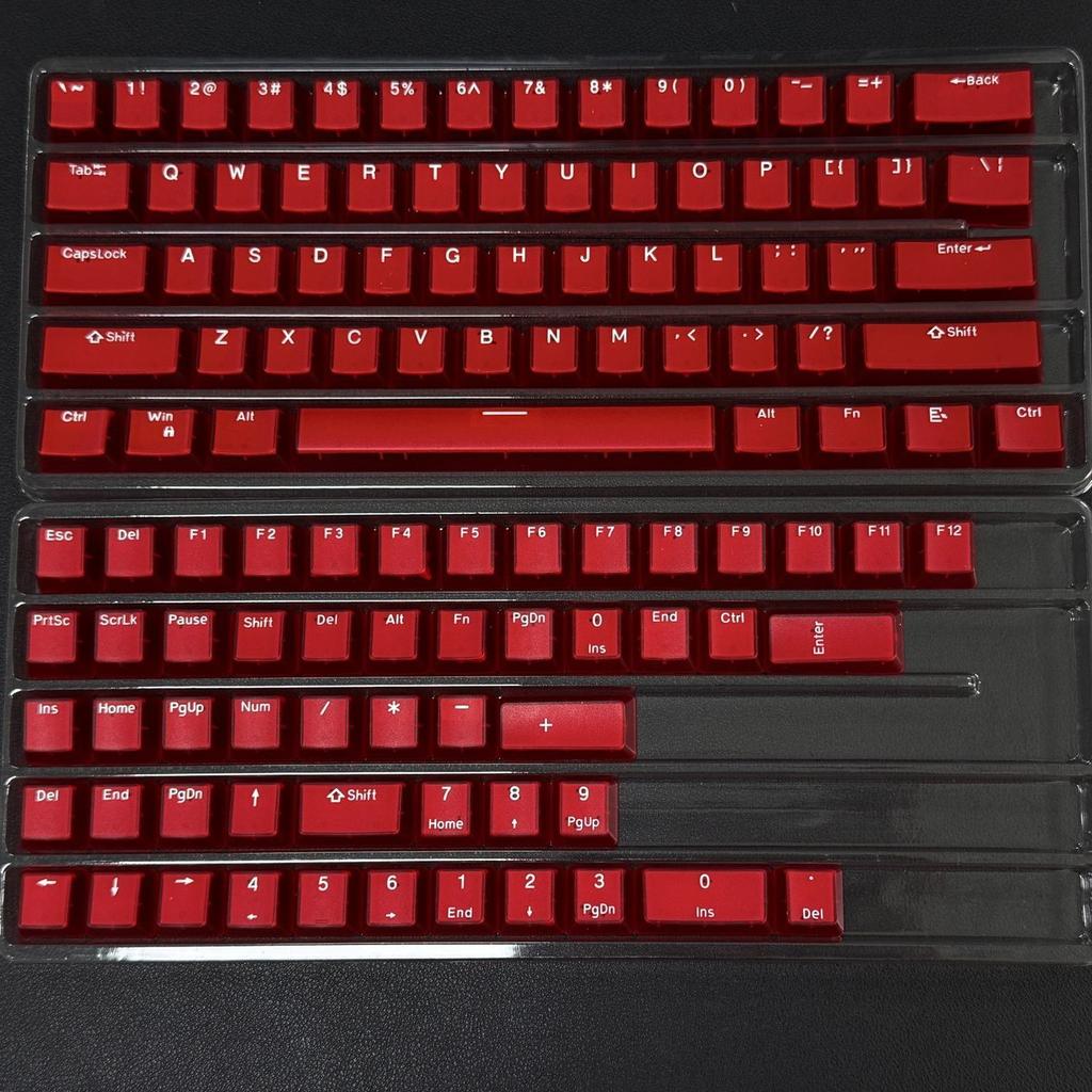 114 Key Ink Orange Custom Semi Transparent Double Shot Key Caps Cherry Profile Translucent ABS Keycaps for MX Switches Keyboard