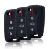 Silicone Car Key Case Cover For Volkswagen Vw Golf 7 Mk7 Tiguan Mk2 For Skoda Octavia 3 A7 Kodiaq - Seat