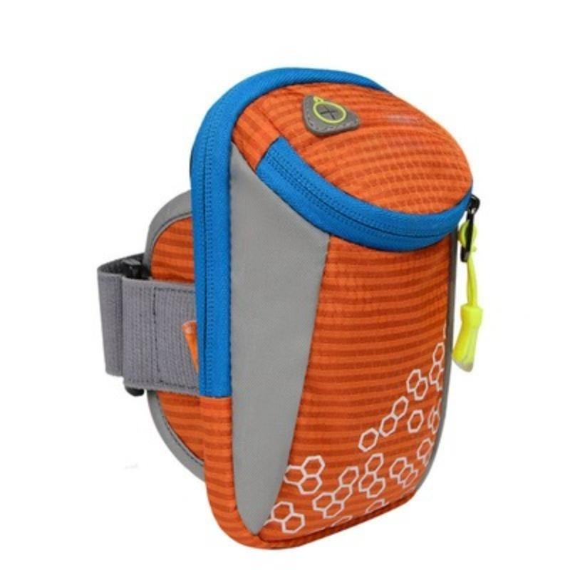 6in Outdoor Sport Running Arm Bag Wrist Pouch Exercise Jogging Gym Adjustable Waterproof Phone Arm Bag for Keys
