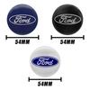 4PC 54mm Car Wheel Center Caps Hubcap Cover Emblem For Ford Focus Mk2 Mk3 Fiesta Mondeo S-MAX Mustang Fusion Kuga ST accessoires
