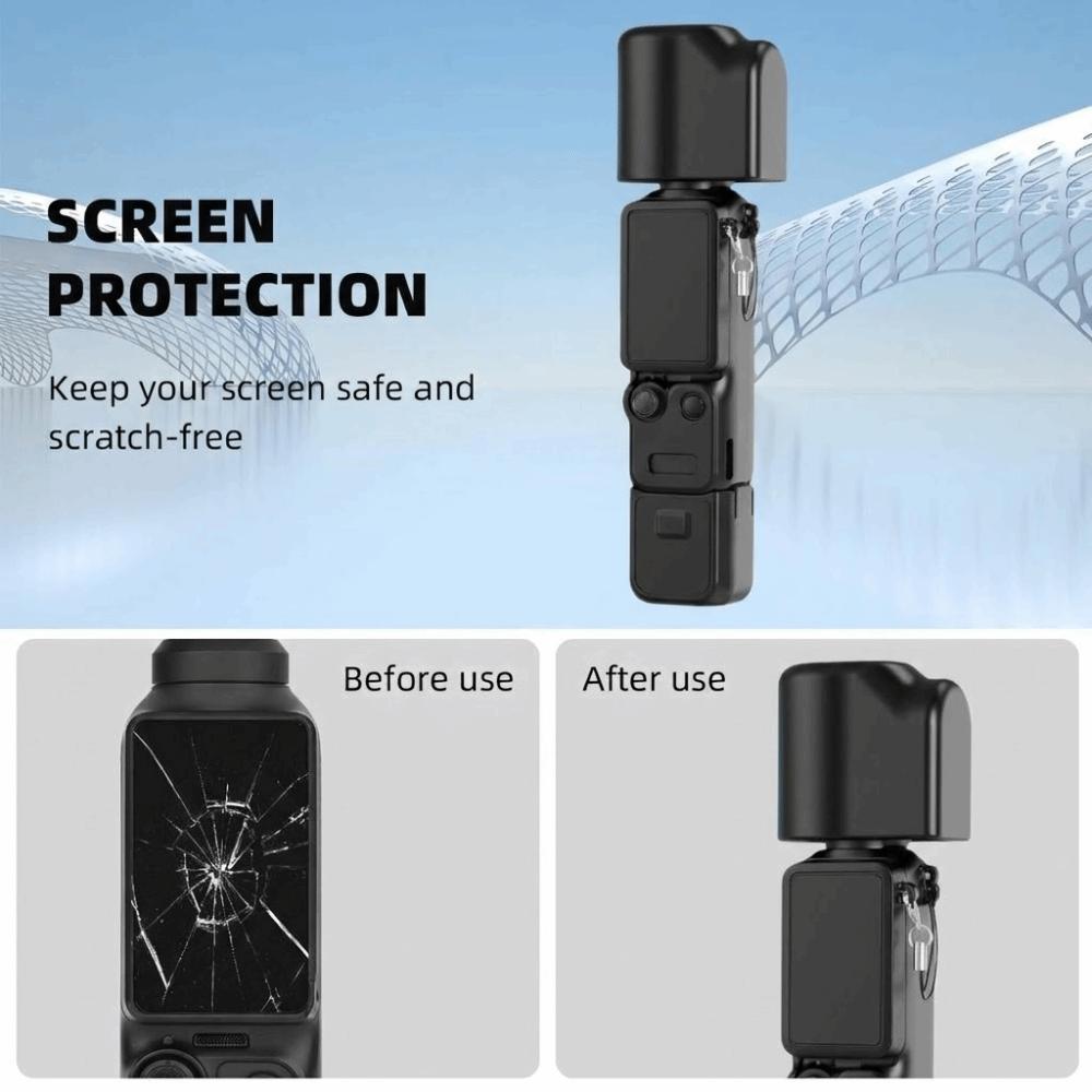 Odporne na zarysowania Silikonowe Etui Ochronne Miękka Osłona na Akcesoria do Kamery DJI Osmo Pocket 4