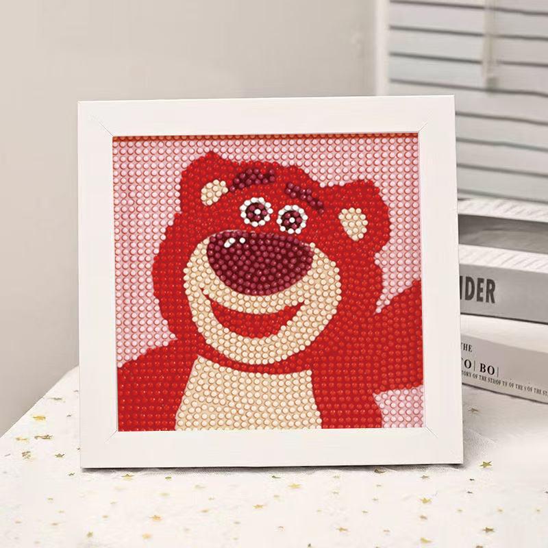 High-End Diamond Painting Diy Van Gogh Starry Sky Cat Creative Handmade Toy Table Decoration Diamond Painting With Frame