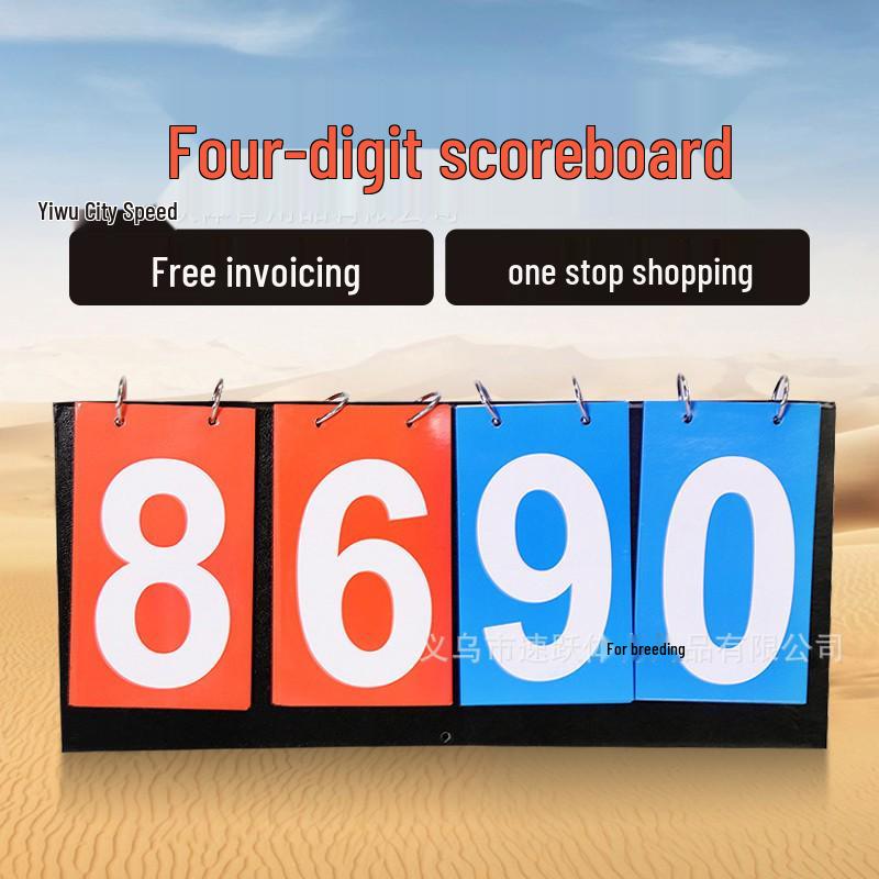 Flip Scoreboard for Basketball and Table Tennis