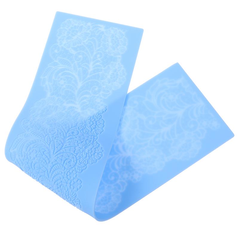 1Pc 40Cm Flower Lace Mold Cake Border Decoration Tools Fondant Cake 3D Mold