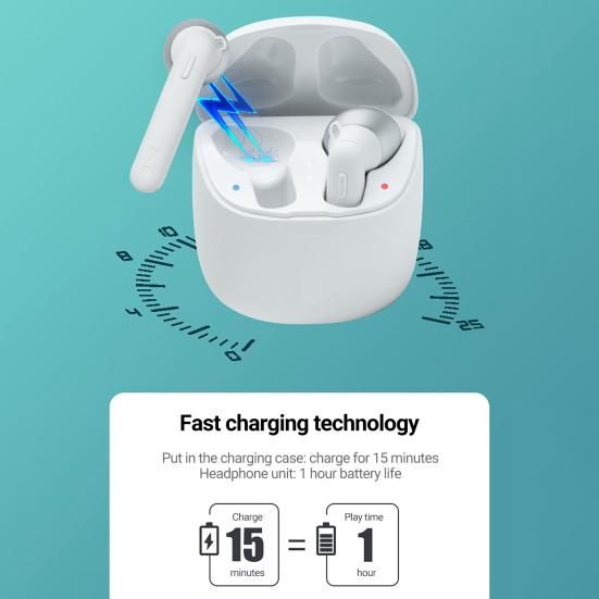 Stylish Wireless Earphone Stable Transmission Semi In-ear Comfortable To Wear