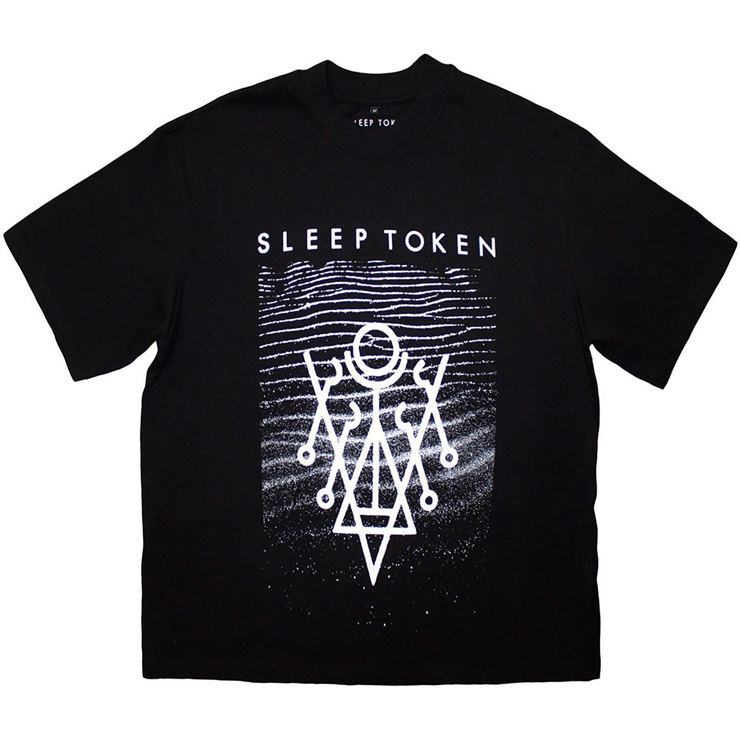 Men s Sleep Token Give Oversized Boxy Tee Vintage T-shirt X-Large Black L