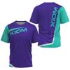 T-shirt da Tavolo da Tennis da Uomo Tendenza Moda T-shirt Estiva da Uomo per Tennis Badminton Top Club di Tavolo Asciugatura Rapida Manica Corta