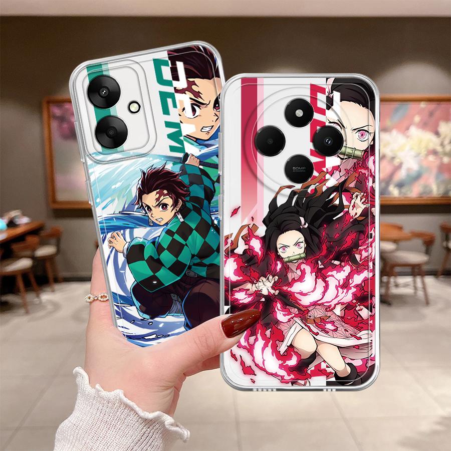 Soft Phone Cover Case for Xiaomi Poco X3 NFC X3 Pro D-Demon Anime S-Slayer