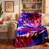 Tanjiro Custom Flannel Blankets Soft Warm Cozy Throws for Home Decor Holiday Gifts