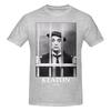 Buster Keaton  Cops  Bw  D20 Casual Tshirt Light Minimalism Highdefinition Printing Cotton Tee