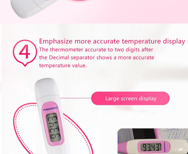 High-Precision Soft Tip Digital Basal Thermometer