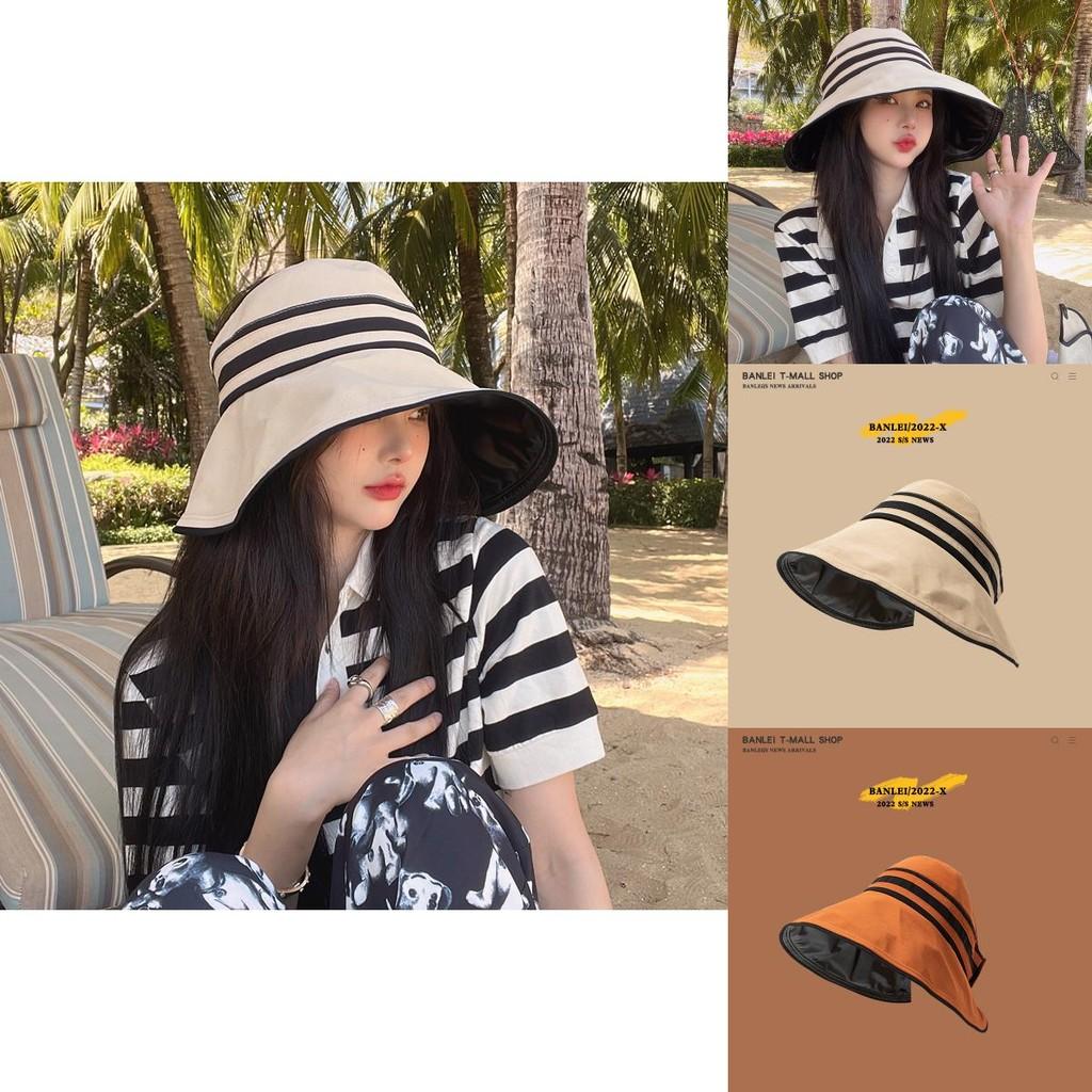 Trendy Sunshade Visor Hat For Ladies Korean Style Small Face Sun Protection