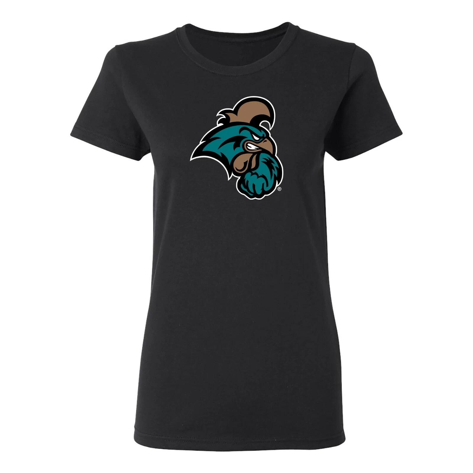 Coastal Carolina Chanticleers Primary Logo Women s T-Shirt - Black XL