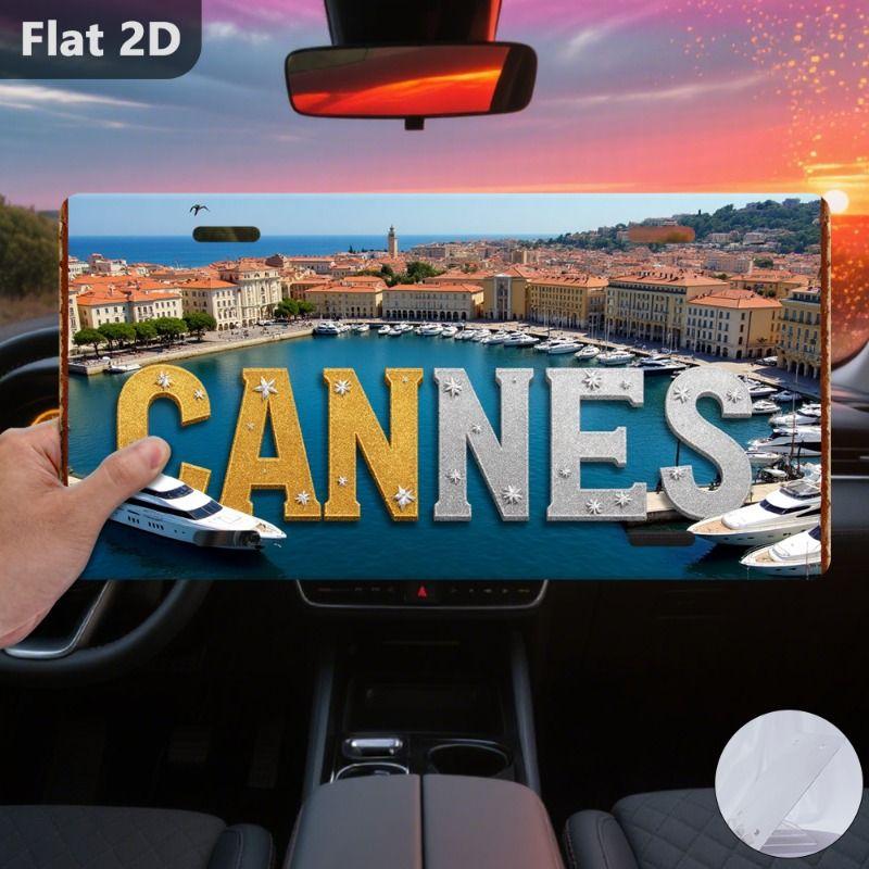 Car License Plate Metal Wall Decor 15x30cm