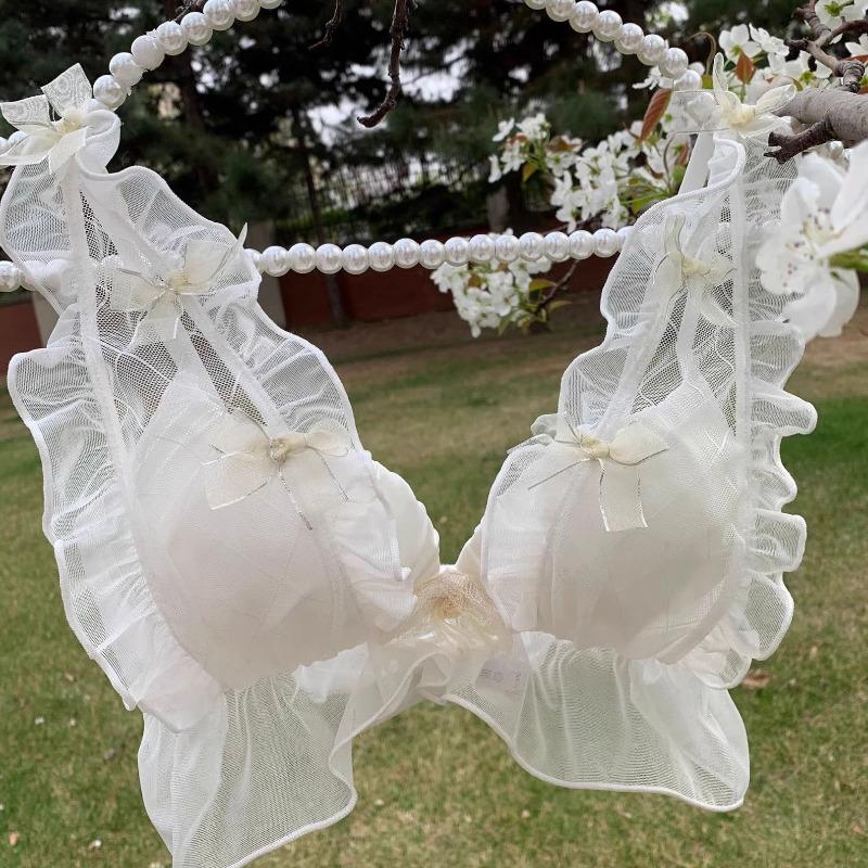 Girls Bras Wireless Lace Underwear For Women Push Up Lingerie Simple Bras