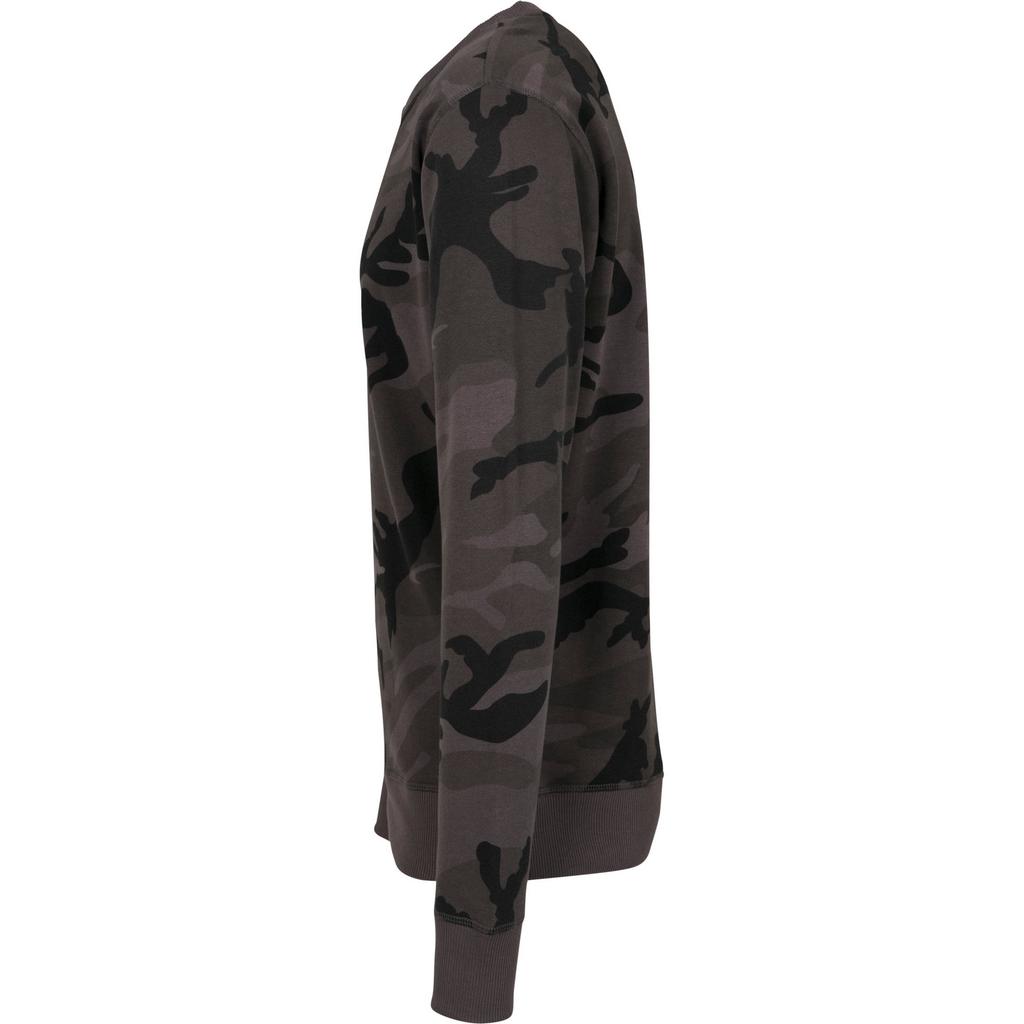 Bygg Ditt Varumärke Herr Kamouflage Rundhalsad Sweatshirt