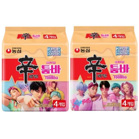 Shin Ramyun “Tumba” 137g × 4 | Korean Spicy Noodles | Random Package Design