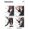 WEST BIKING High Pressure Bicycle Air Pump With Pressure Gauge 160 PSI Stainless Steel Floor Pump MTB Road Bike Tire Inflator