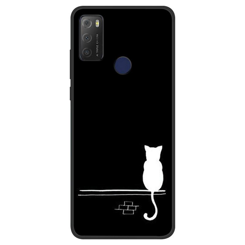 For TCL 20Y 6156D Case Shockproof Soft TPU Silicone Phone Cover For TCL 20Y 20 Y E 6125F Fundas For TCL20Y TCL20E Shell Coque
