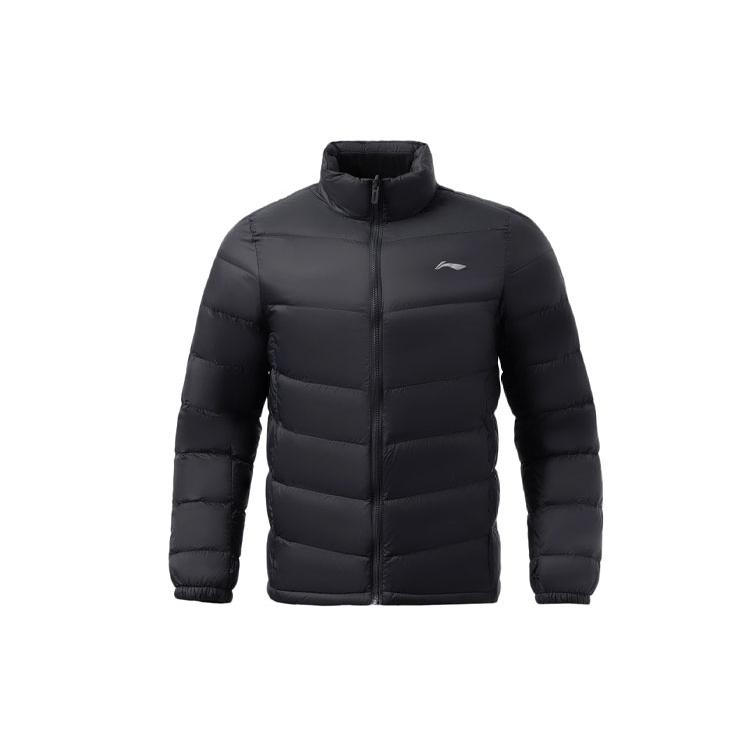 Li Ning Коллекция для тренировок Коллекция для фитнеса Пуховик Мужской Черный AYMR145-1 XXXL