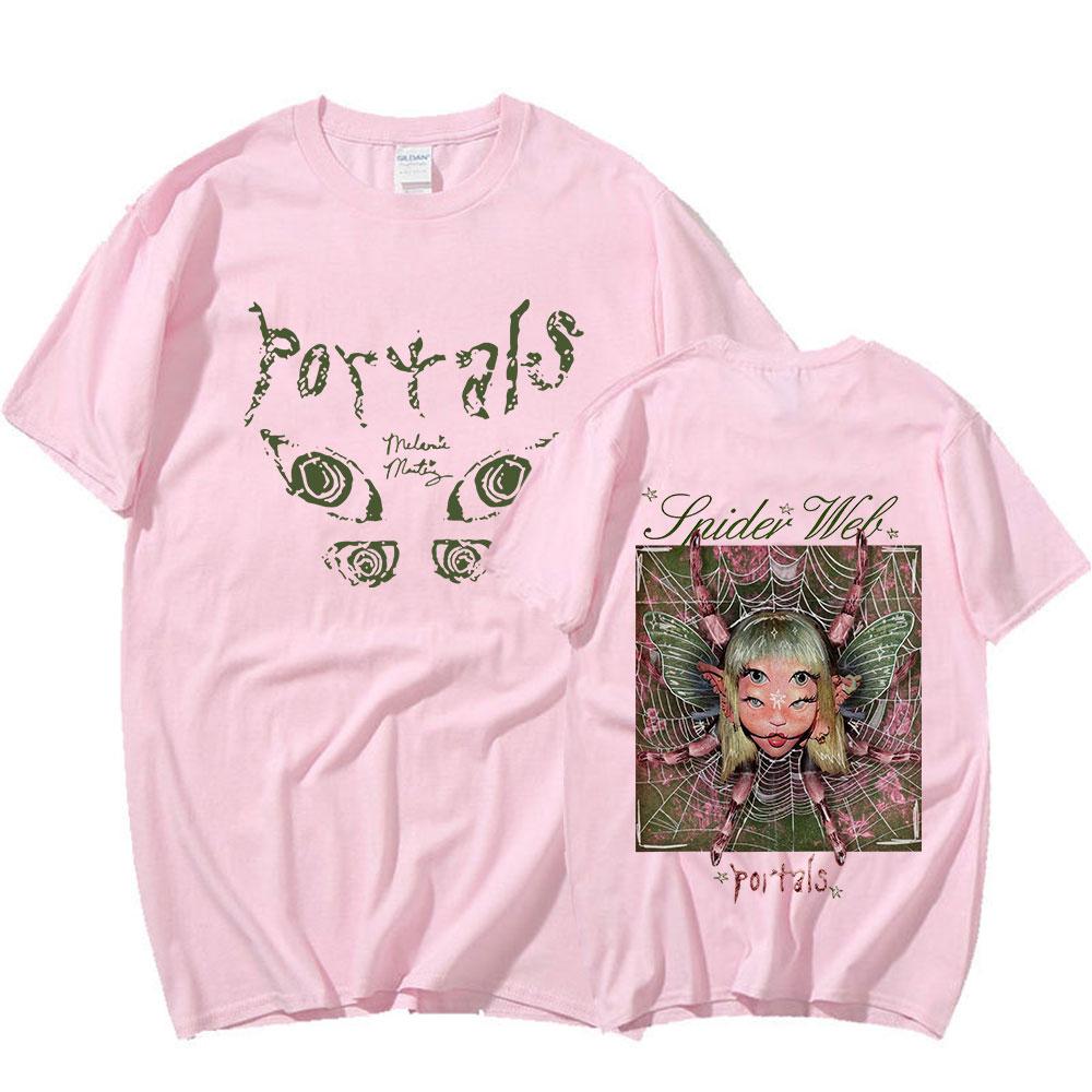 Melanie Martinez Portals Tour T Shirt Men Women Cotton Casual Short Sleeve T-shirts Oversized Harajuku Aesthetic T Shirts Couple