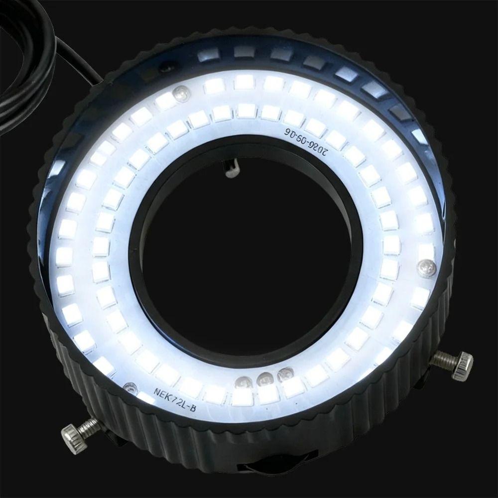 USB Powered Microscope Lamp White LED Microscope Ring Light Industry Microscope