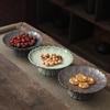 Retro Ceramic High-Footed Fruit Dessert Plate