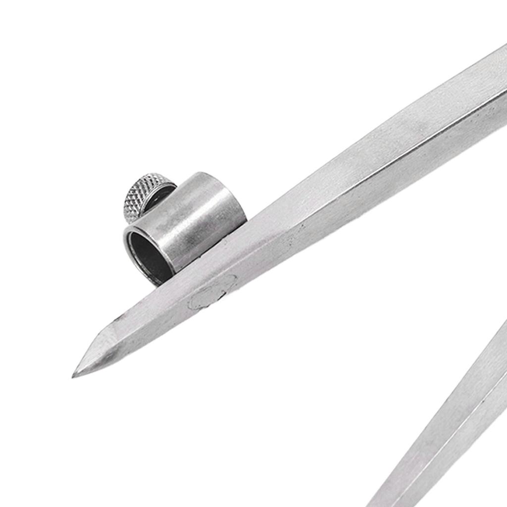 Wing Divider Gauge Carbon Steel Adjustable Angle Lockable Scribing Tool for Woodworking
