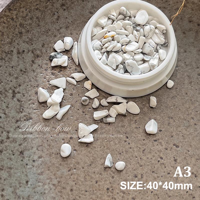 Crystal Stone Nail Accessories 1 Box Mini Colorful Natural Stone Nail Charms Irregular For Diy Nails Decorations