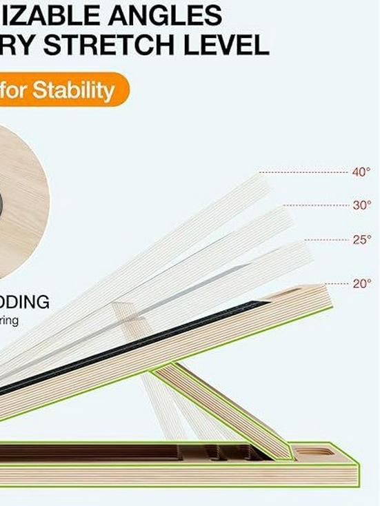 Katlanabilir Ahşap Eğim Tahtası ve Baldır Germe Aleti