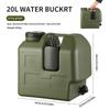 15-20L Portable Camping Water Jug with Spigot and Soap Dispenser Water Tank BPA Free Water Storage Tank for Outdoor Camping Car