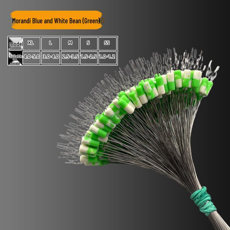 High-Concentricity Silicone Bean Fishing Rod Tip Lock, Anti-Tangle Olive Shape Accessory