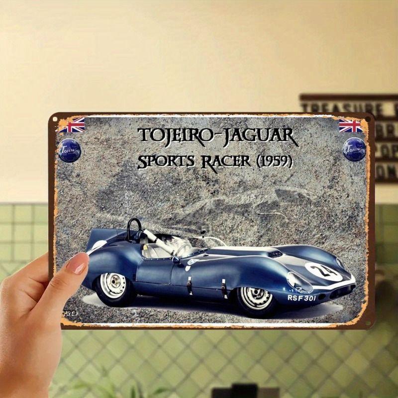 Automotive Metal Decorative Painting: Gifts for Car Lovers Garage Home Style