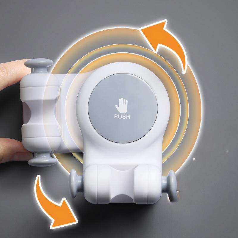 Universal showerhead holder, bathroom suction cup bracket, non drilling movable showerhead base